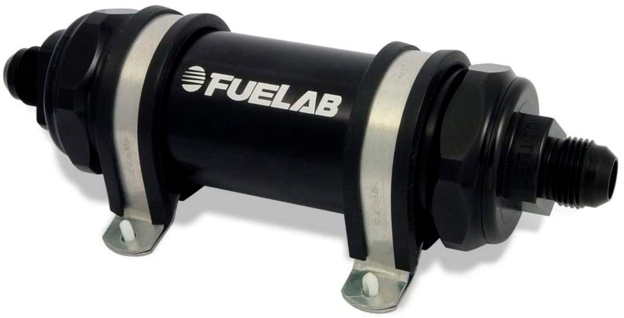 Fuelab 82833-1 Fuel Filter In-Line 5in 6 Micron Fibgerglas 10AN Fuelab 82833-1