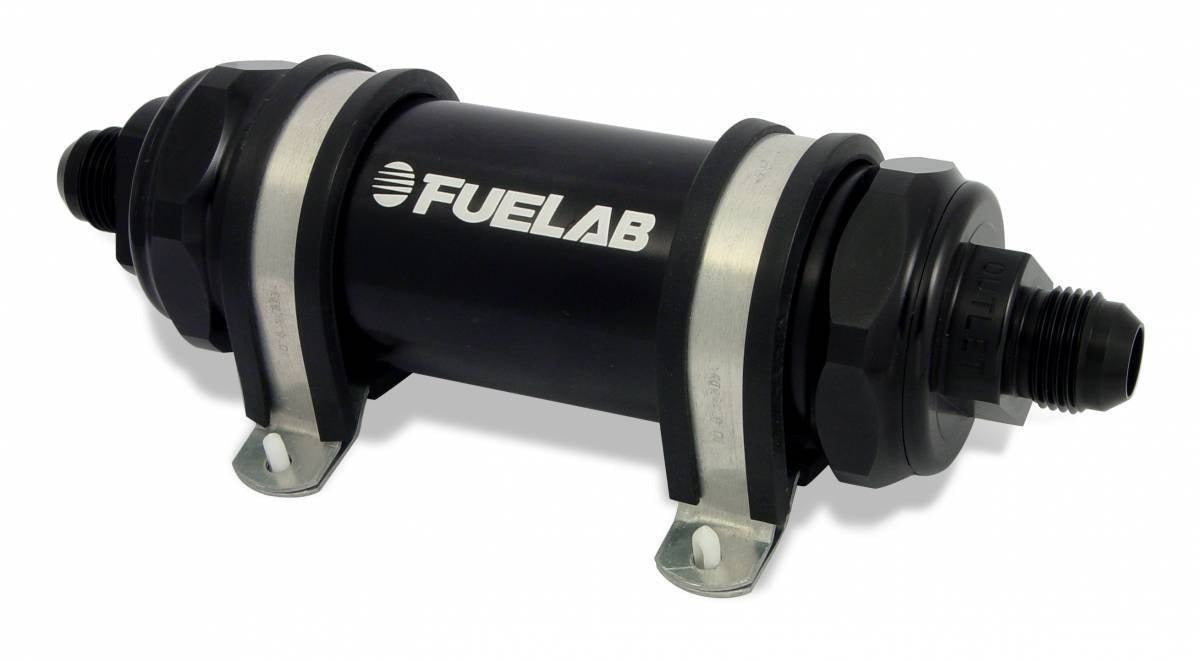 Fuelab 85801-1 Fuel Filter In-Line 10 Micron Paper 8AN Fuelab 85801-1