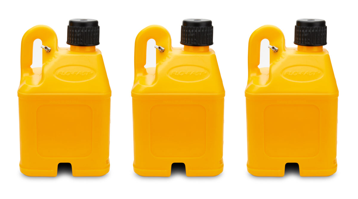 Flo-Fast 50104-3 Utility Container Yellow (Case of 3) Stackable Flo-Fast 50104-3