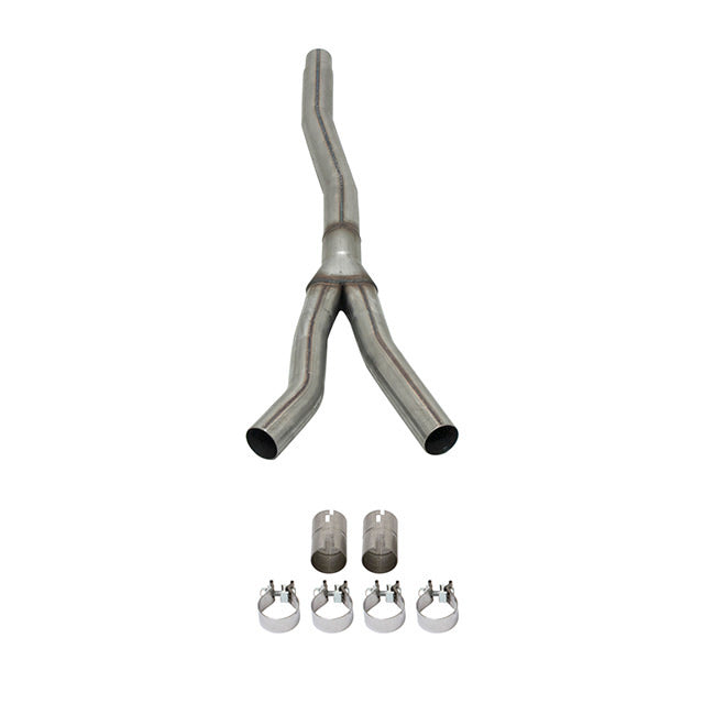 Flowmaster 81108 Scavenger X-Pipe Kit; 2.25 in. Tubing; 409 Stainless Steel; Flowmaster 81108