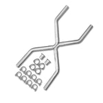 FlowTech 53622FLT 2.5in Universal X-Pipe Kit FlowTech 53622FLT
