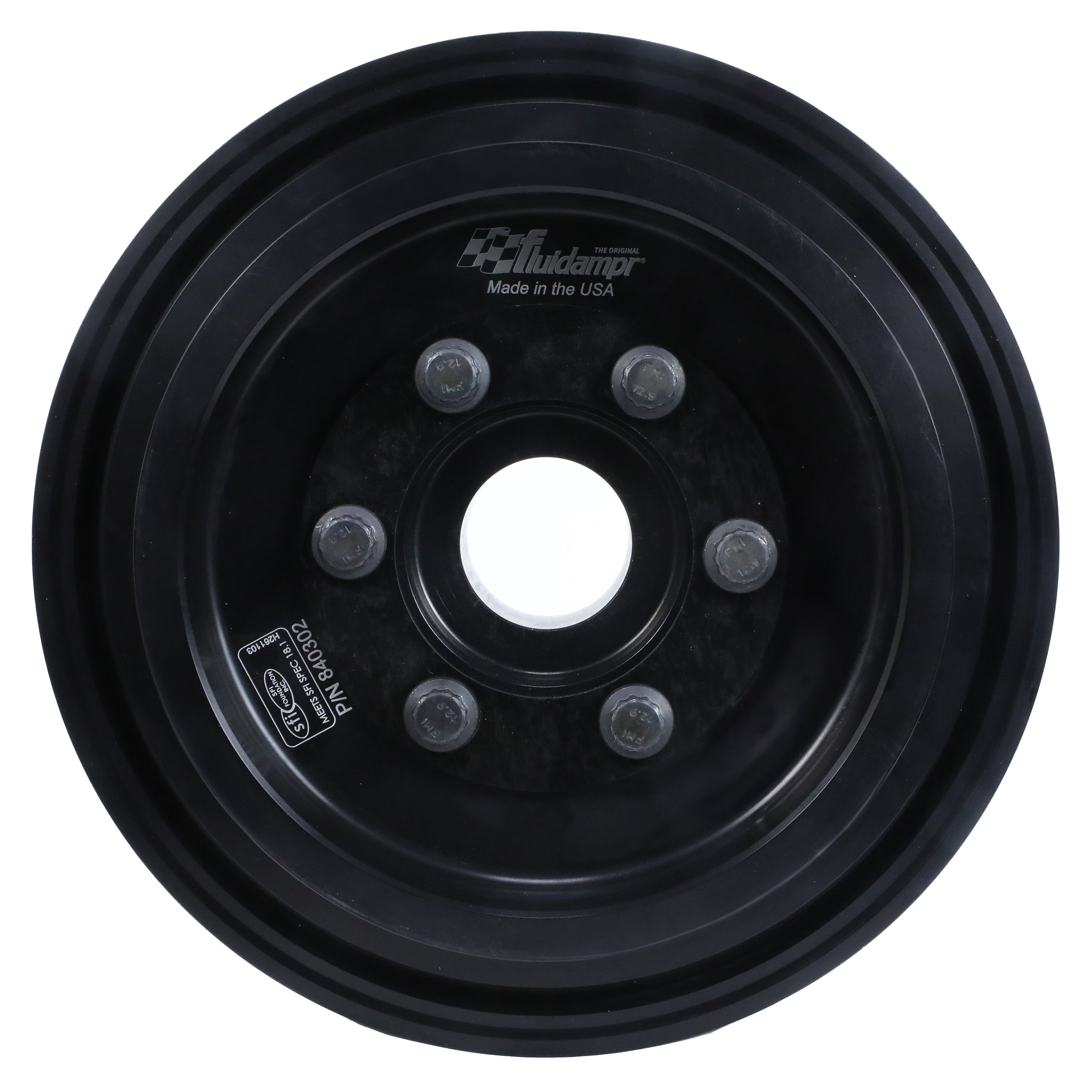 Fluidampr 840302 6.125 Dia Harmonic Dampr Dodge  SRT Hellcat 6.2L Fluidampr 840302