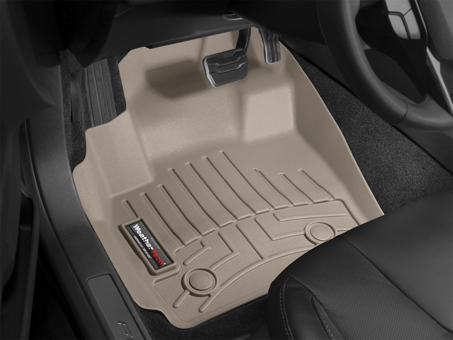 Weathertech 452581 FloorLiner™ DigitalFit®; Tan; Front; Weathertech 452581