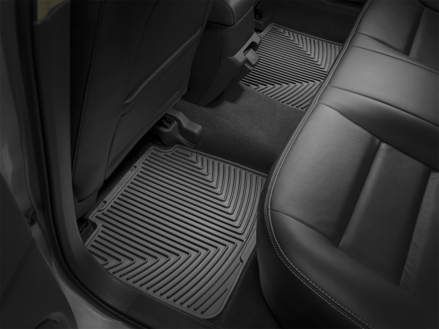 Weathertech W571 All Weather Floor Mats; Black; Rear; Weathertech W571