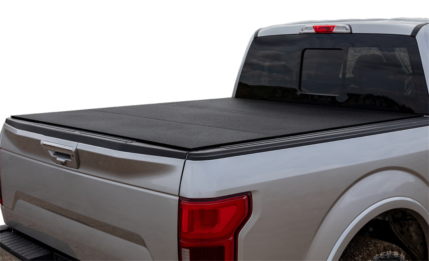 ACI B3060019 LOMAX™ Hard Tri-Fold Cover; Black Urethane Finish; Single Rail; ACI B3060019