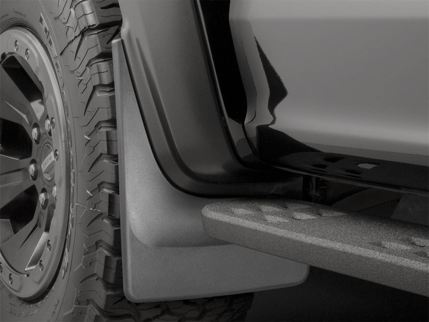 Weathertech 110073 MudFlap No-Drill DigitalFit®; Black; Weathertech 110073