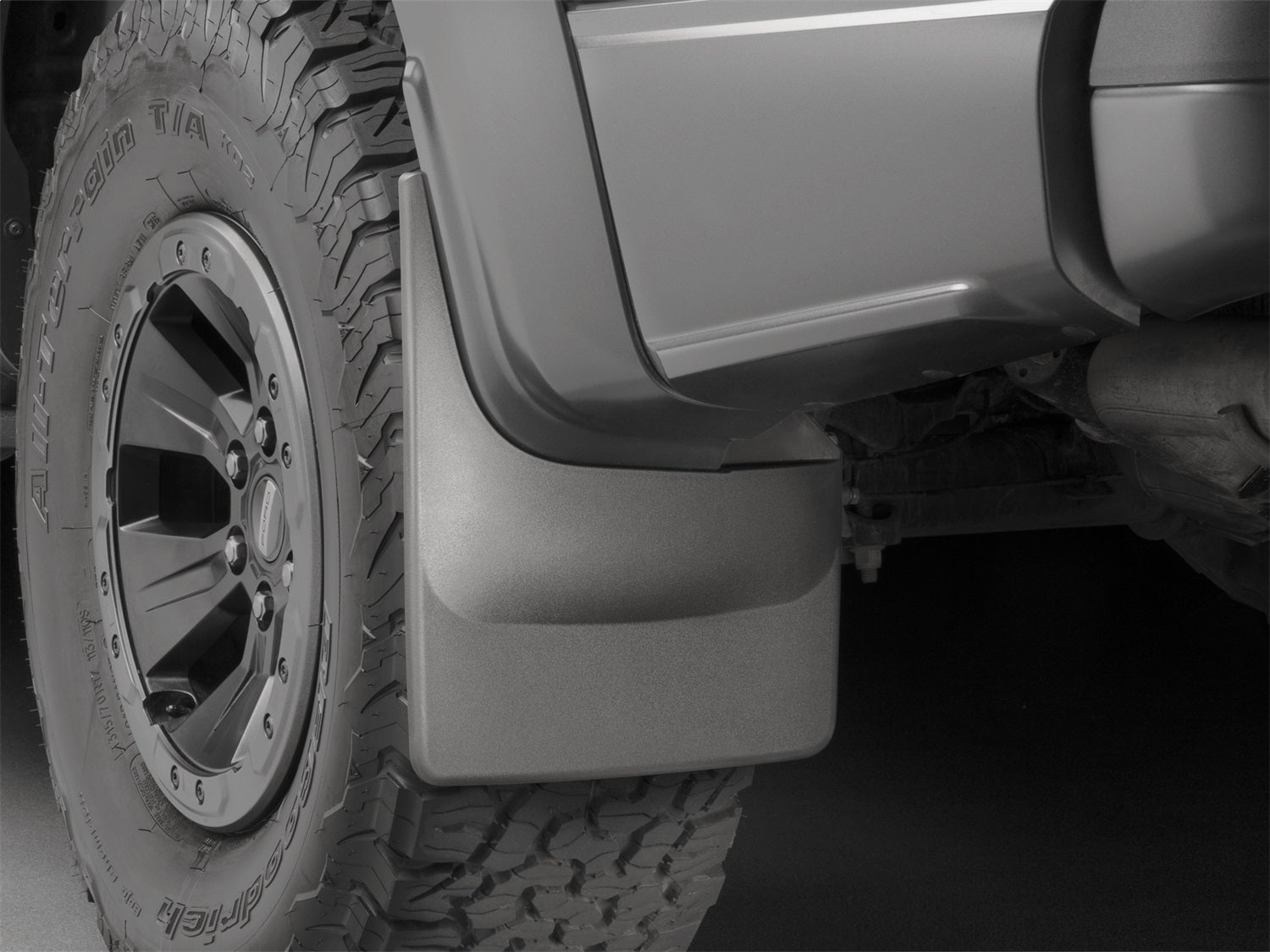 Weathertech 120073 MudFlap No-Drill DigitalFit®; Black; Weathertech 120073