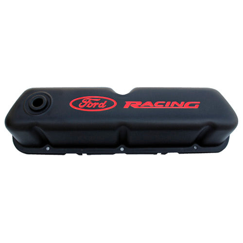 Ford Performance Parts 302-072 Black Steel Valve Cover Set w/Ford Racing Logo Ford Performance Parts 302-072