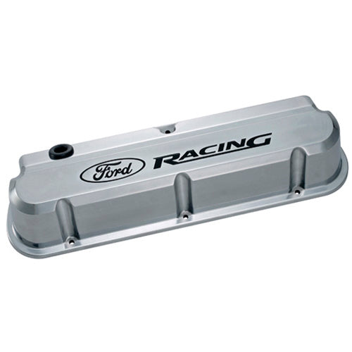 Ford Performance Parts 302-138 SBF Alm Valve Cover Set Slant-Edge Polished Ford Performance Parts 302-138