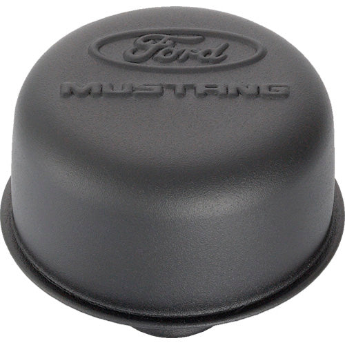 Ford Performance Parts 302-221 Black Steel Breather W/Ford Mustang Logo Ford Performance Parts 302-221