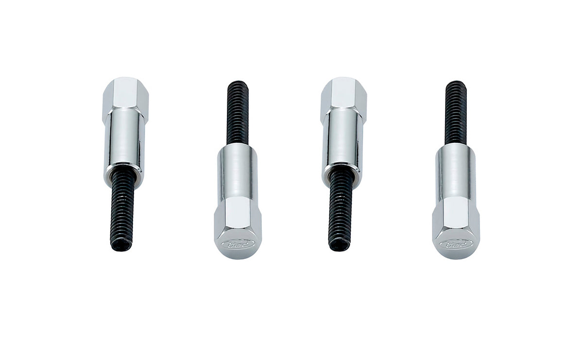 Ford Performance Parts 302-315 Valve Cove Bolt Kit 4pk Chrome w/Ford Logo Ford Performance Parts 302-315