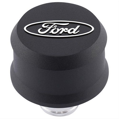 Ford Performance Parts 302-435 Valve Cover Breather w/ Slant Edge - Alm Black Ford Performance Parts 302-435