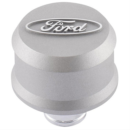 Ford Performance Parts 302-437 Valve Cover Breather w/ Slant Edge - Alm Gray Ford Performance Parts 302-437
