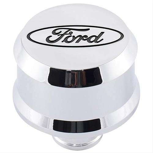 Ford Performance Parts 302-439 Valve Cover Breather w/ Slant Edge  Alm Chrome Ford Performance Parts 302-439
