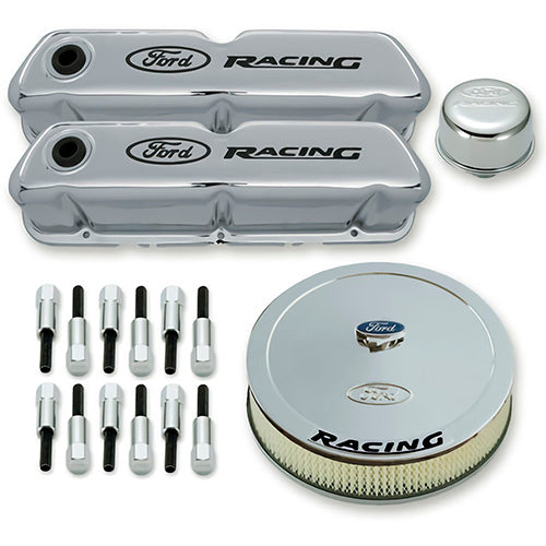 Ford Performance Parts 302-510 Engine Dress up Kit Chrome w/Ford Racing Log Ford Performance Parts 302-510
