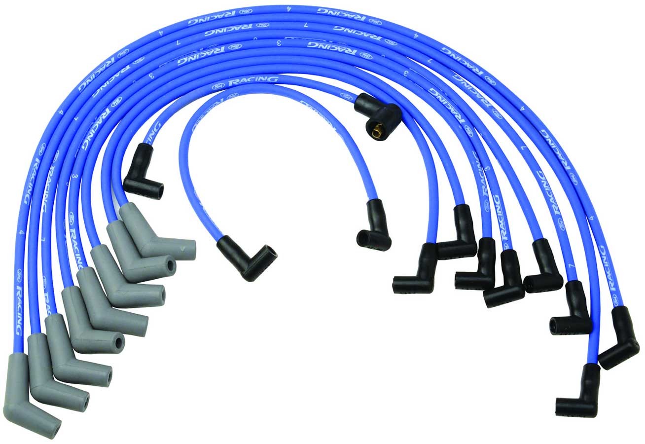 Ford Performance Parts M-12259-C460 9mm Ign Wire Set-Blue Ford Performance Parts M-12259-C460