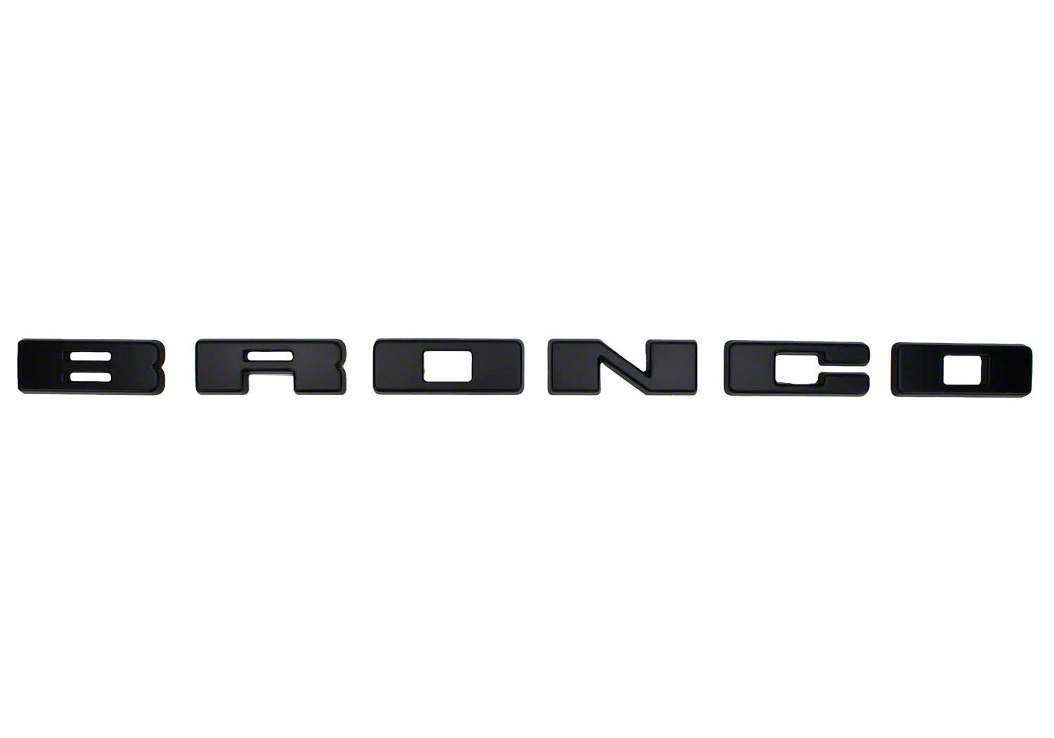 Ford Performance Parts M-1447-BLMB Bronco Grille Lettering Overlay Kit - Black Ford Performance Parts M-1447-BLMB