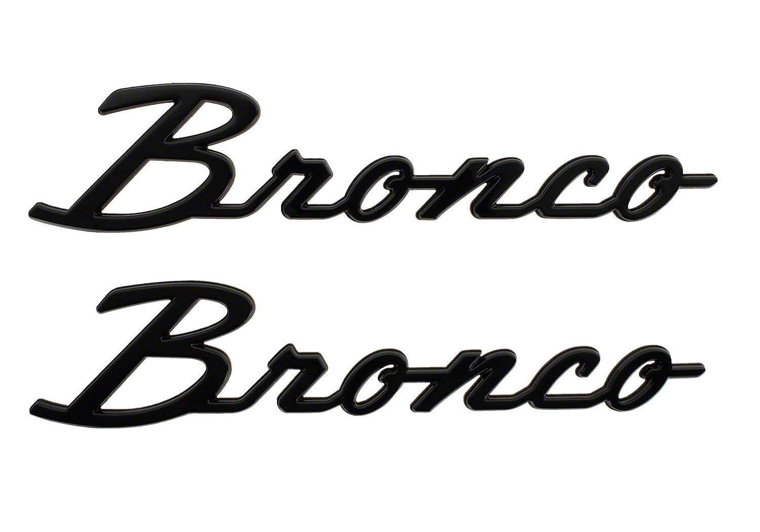 Ford Performance Parts M-1447-BSGS Bronco Classic Script Fender Badge Kit Ford Performance Parts M-1447-BSGS