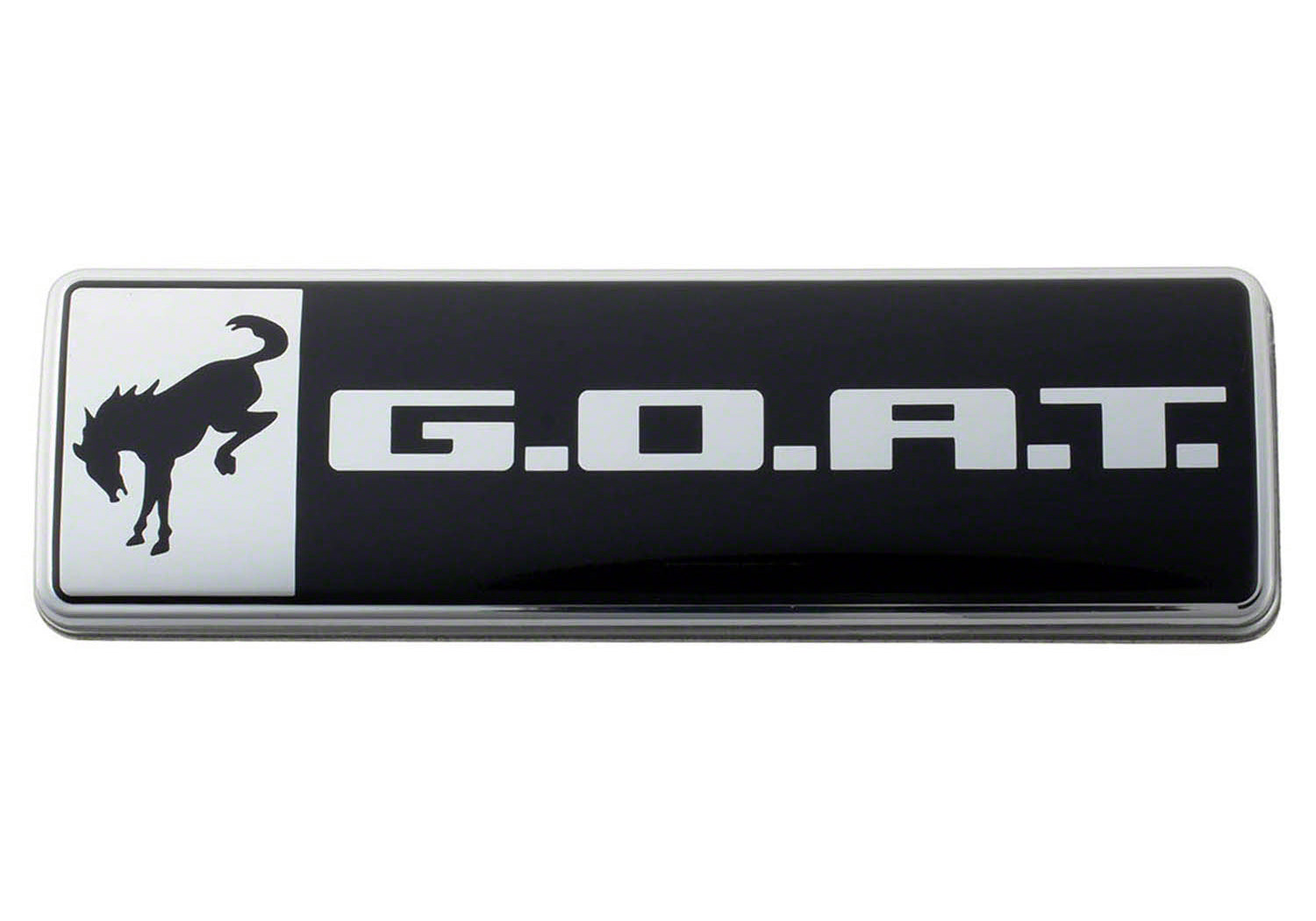 Ford Performance Parts M-1447-GOAT Bronco/Bronco Sport G.OA.T. Badge Black/Chrm Ford Performance Parts M-1447-GOAT