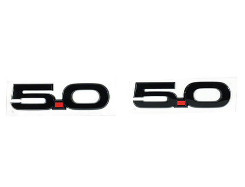 Ford Performance Parts M-1447-M50AB 15-23 Mustang 5.0L Fender Badges Black Ford Performance Parts M-1447-M50AB