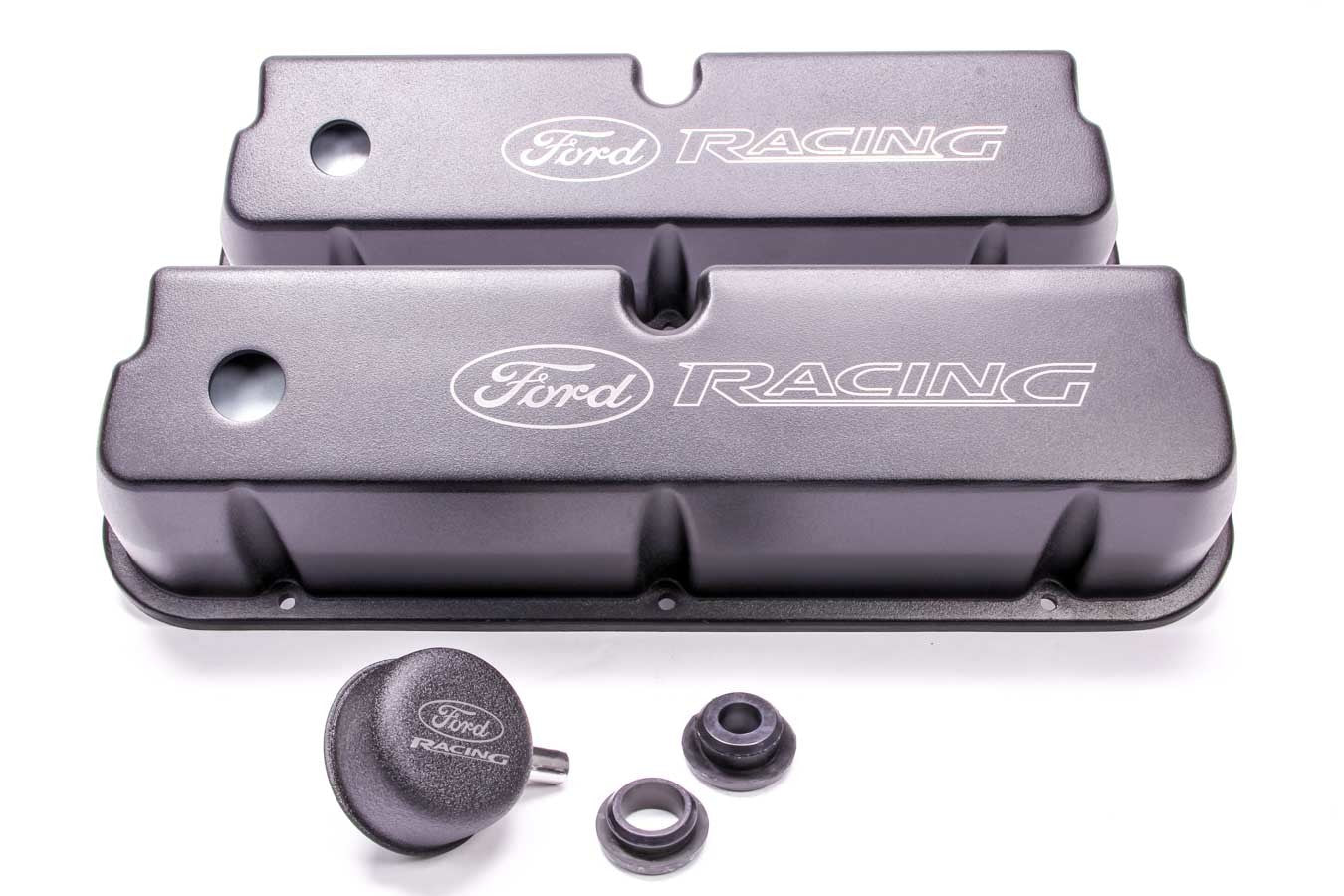 Ford Performance Parts M-6582-LE302BK Valve Cover Set Aluminum 302 Black Laser Etched Ford Performance Parts M-6582-LE302BK