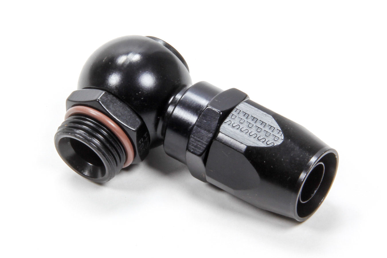 Fragola Performance Systems 100010 #10 Banjo Hose Fitting Straight - Black Fragola Performance Systems 100010