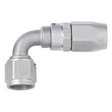 Fragola Performance Systems 109004-CL #4 x 90 Power Flow Hose End - Clear Fragola Performance Systems 109004-CL