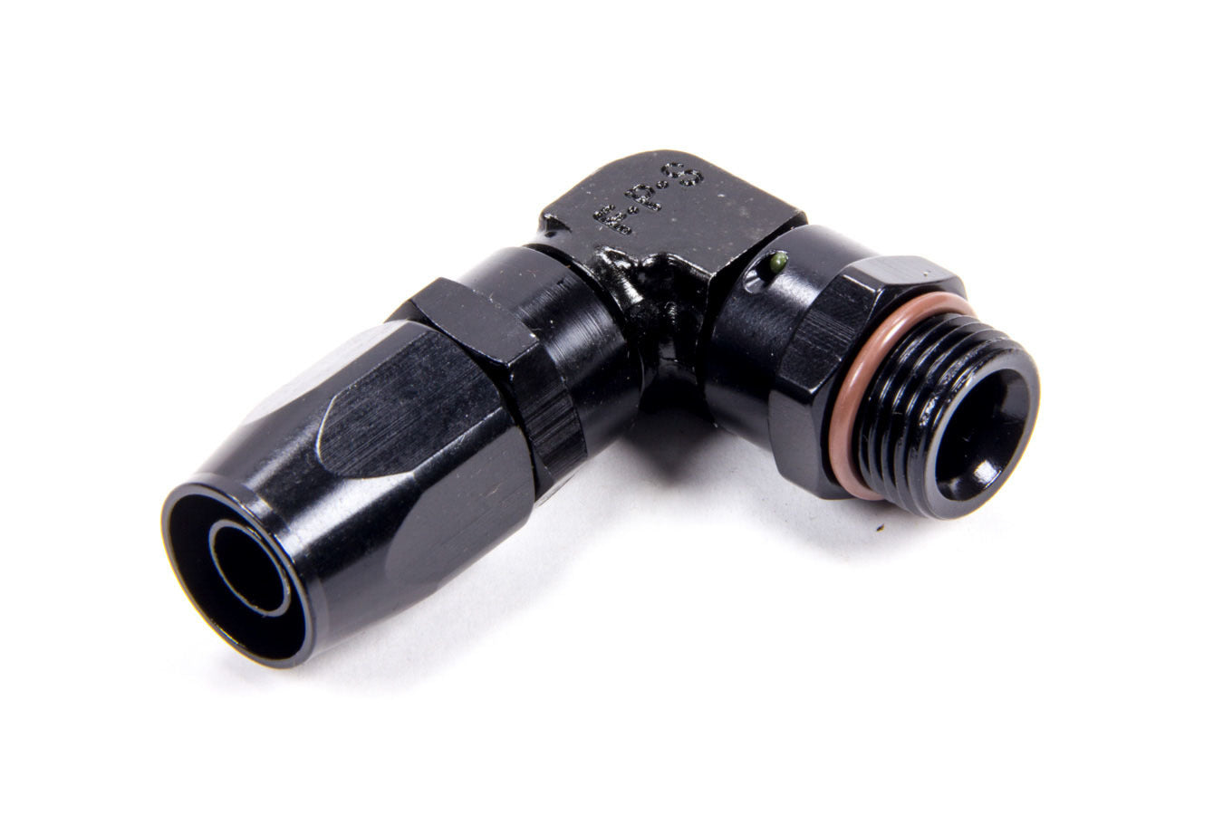 Fragola Performance Systems 189008-BL Hose Fitting  #8 90 Deg to 3/4-16 Male ORB Black Fragola Performance Systems 189008-BL