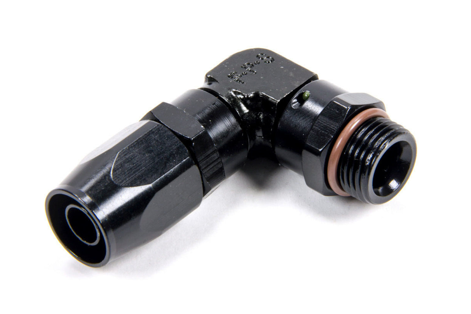 Fragola Performance Systems 189010-BL 10an ORB Male 90-Deg to #10 Hose - Black Fragola Performance Systems 189010-BL