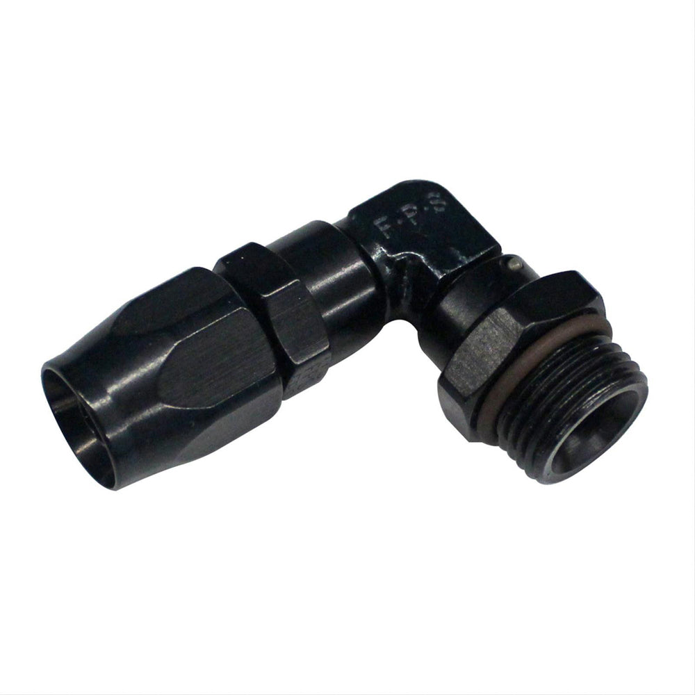 Fragola Performance Systems 189012-BL 12an ORB Male 90-Deg to 12an Hose Fitting Black Fragola Performance Systems 189012-BL