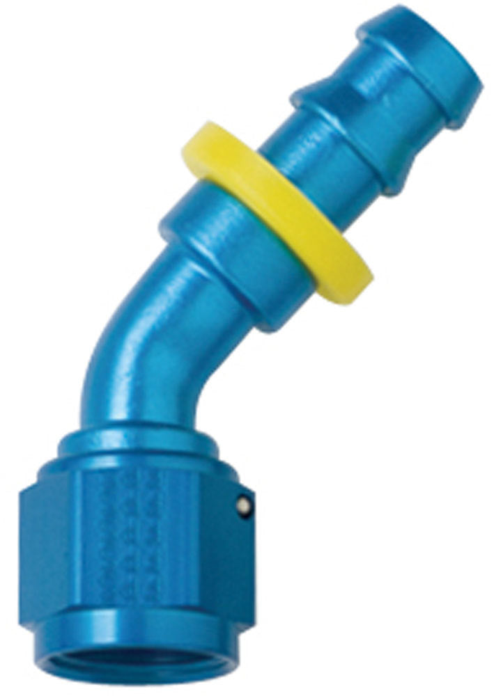 Fragola Performance Systems 204506 Hose Fitting #6 45 Deg Push Lock Fragola Performance Systems 204506