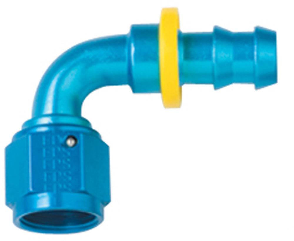 Fragola Performance Systems 209004 Hose Fitting #4 90 Deg Push Lock Fragola Performance Systems 209004