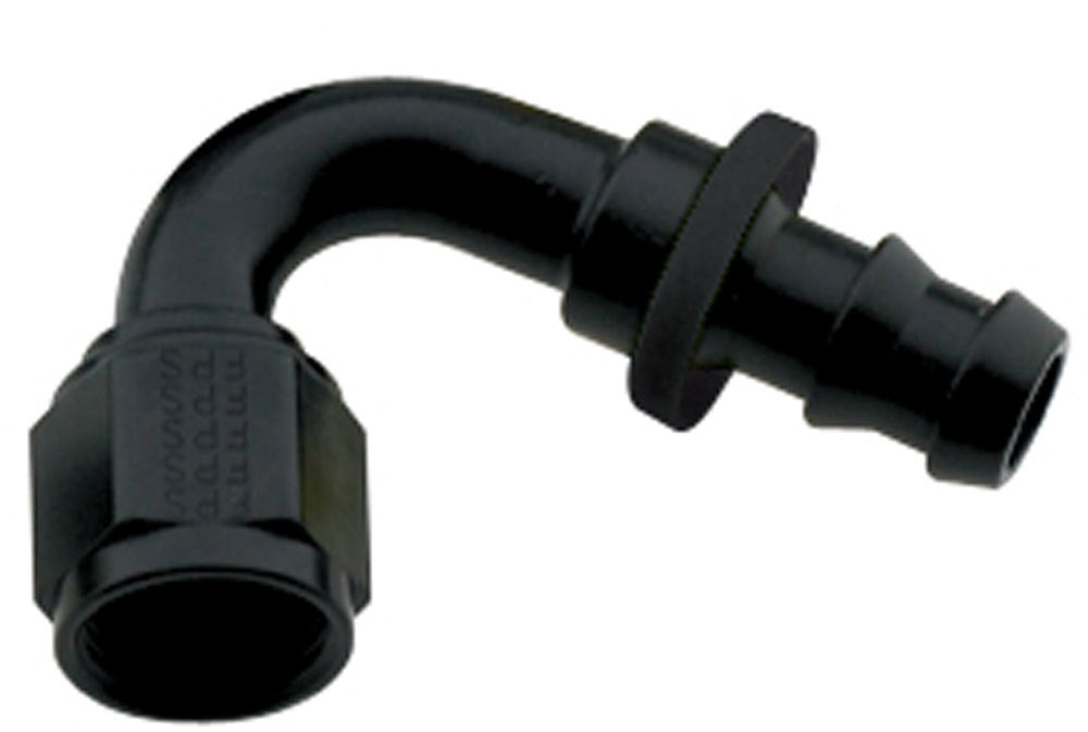 Fragola Performance Systems 212006-BL Hose Fitting #6 120 Deg Push Lock Black Fragola Performance Systems 212006-BL