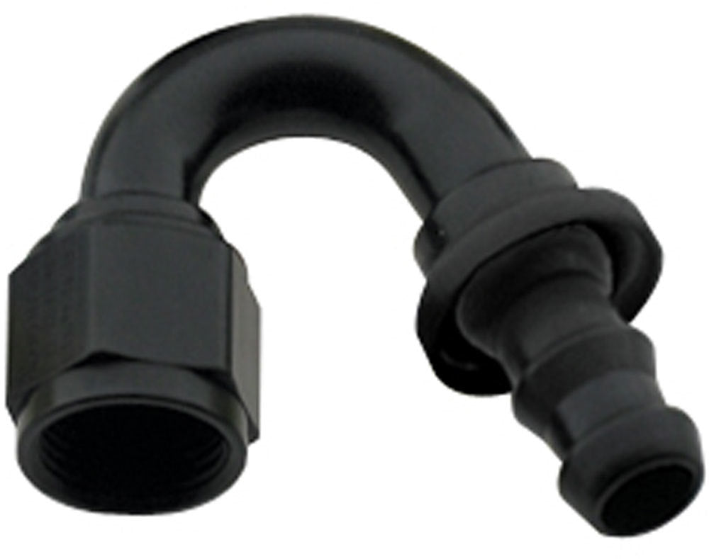 Fragola Performance Systems 215006-BL Hose Fitting #6 150 Deg Push Lock Black Fragola Performance Systems 215006-BL