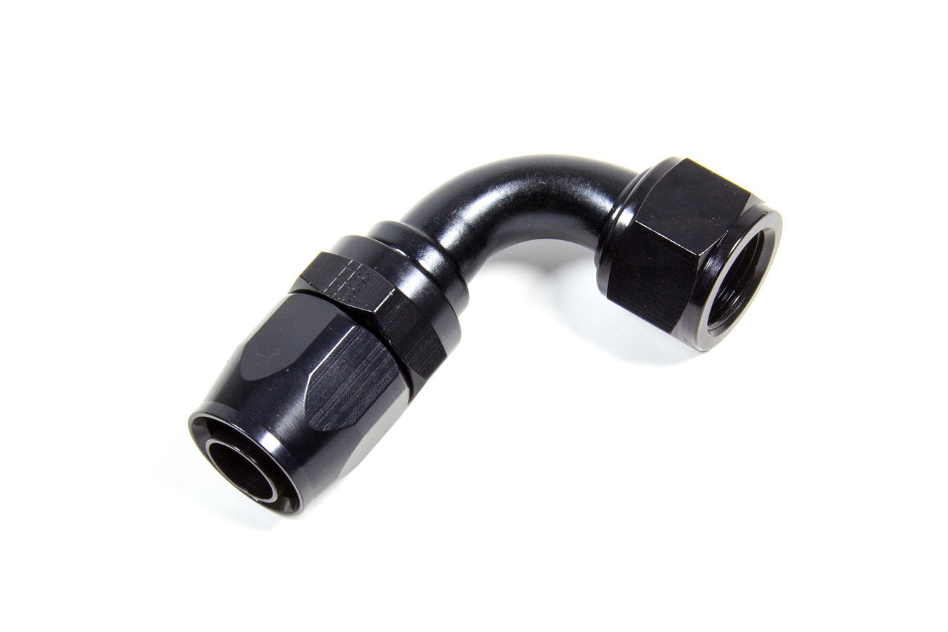 Fragola Performance Systems 229011-BL Hose Fitting #10 90 Deg. to #12 Hose Black Fragola Performance Systems 229011-BL