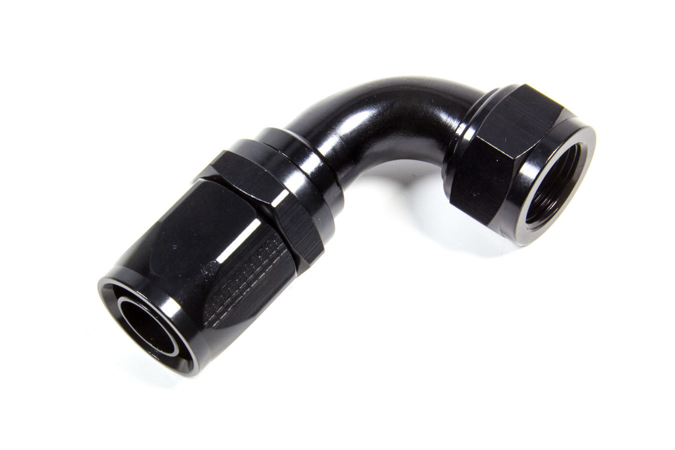 Fragola Performance Systems 229013-BL Hose Fitting #12 90 Deg. to #16 Hose Black Fragola Performance Systems 229013-BL