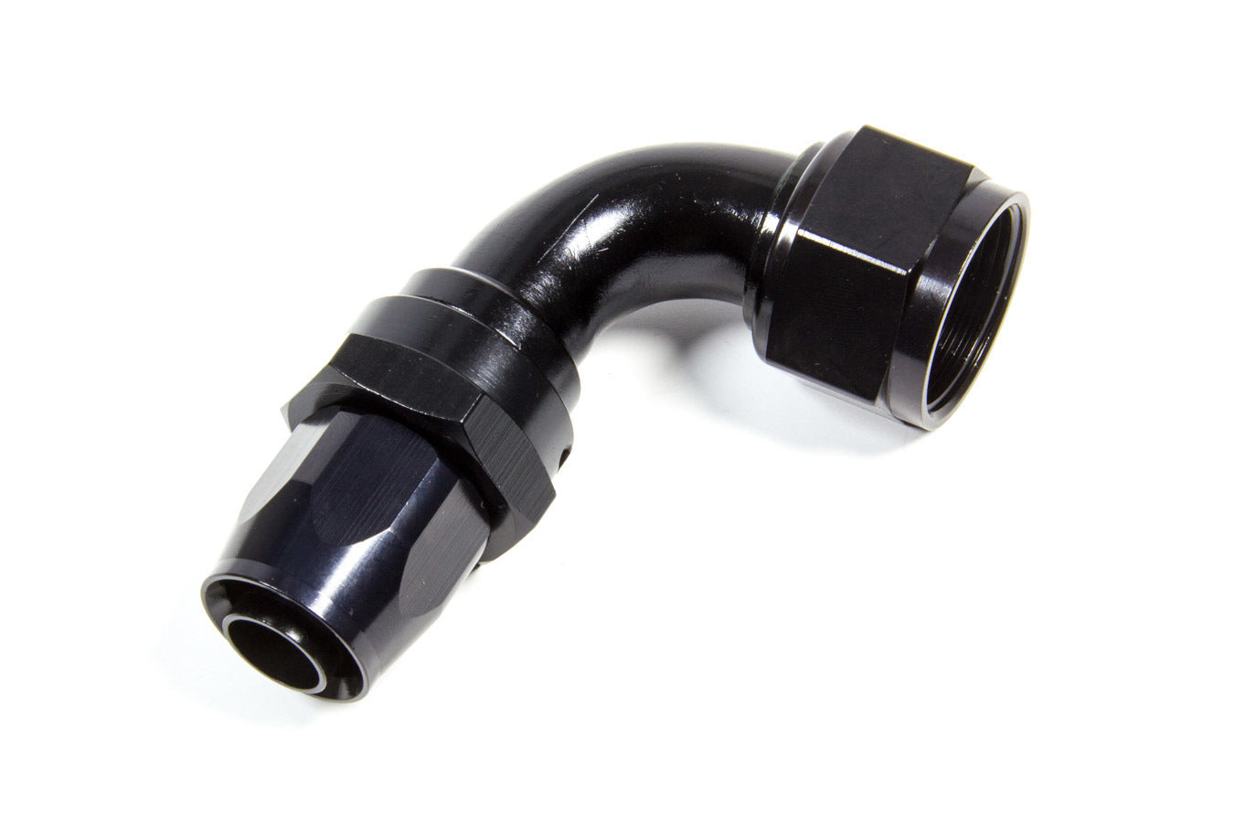 Fragola Performance Systems 229015-BL Hose Fitting #16 90 Deg. to #12 Hose Black Fragola Performance Systems 229015-BL