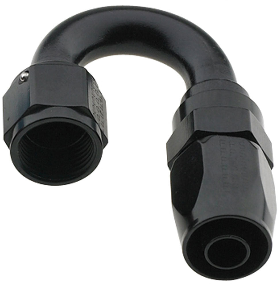 Fragola Performance Systems 231816-BL Hose Fitting #16 180 Deg Pro-Flow Black Fragola Performance Systems 231816-BL