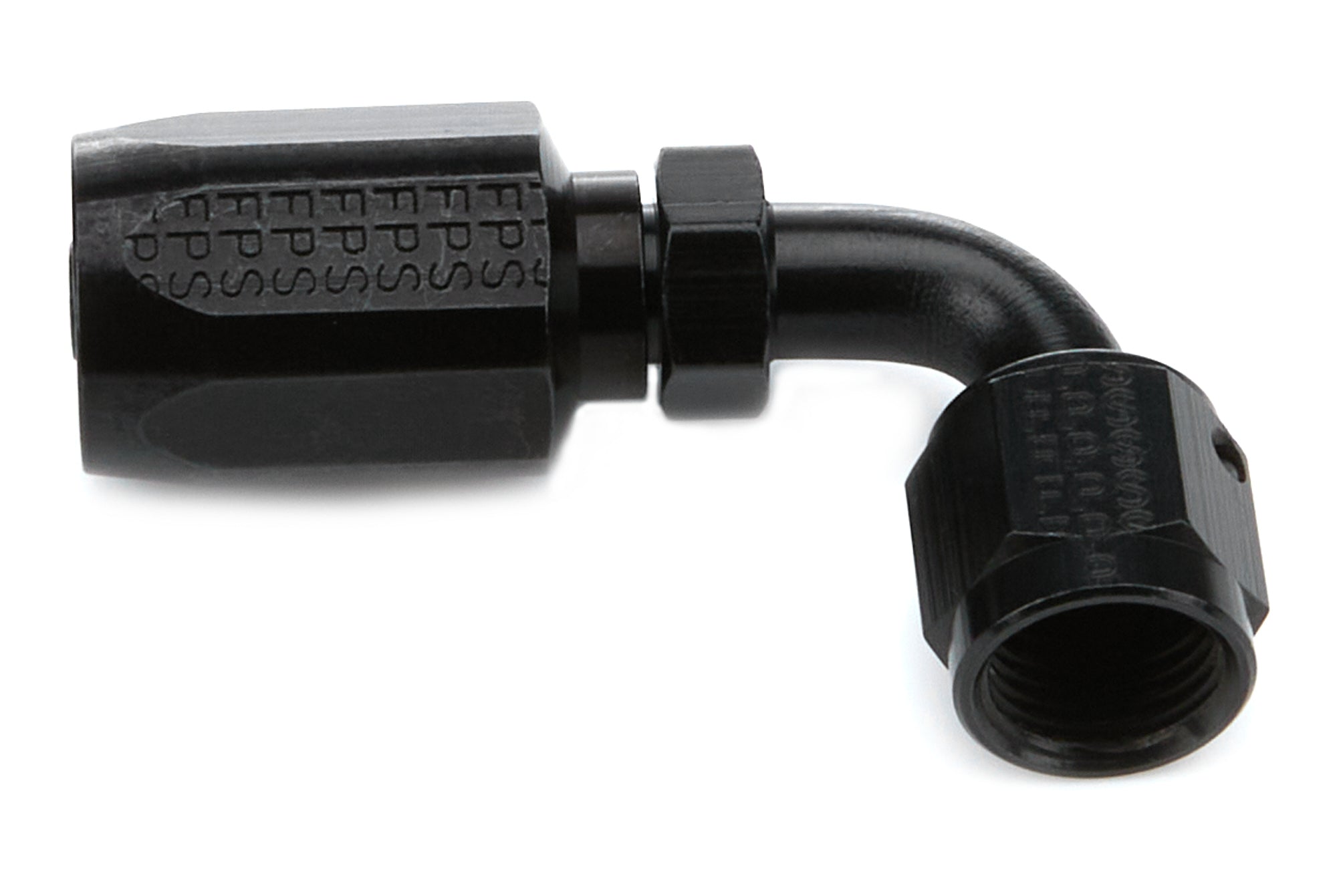 Fragola Performance Systems 259106 #6 x 90 Degree Hose End Aluminum Black Only Fragola Performance Systems 259106