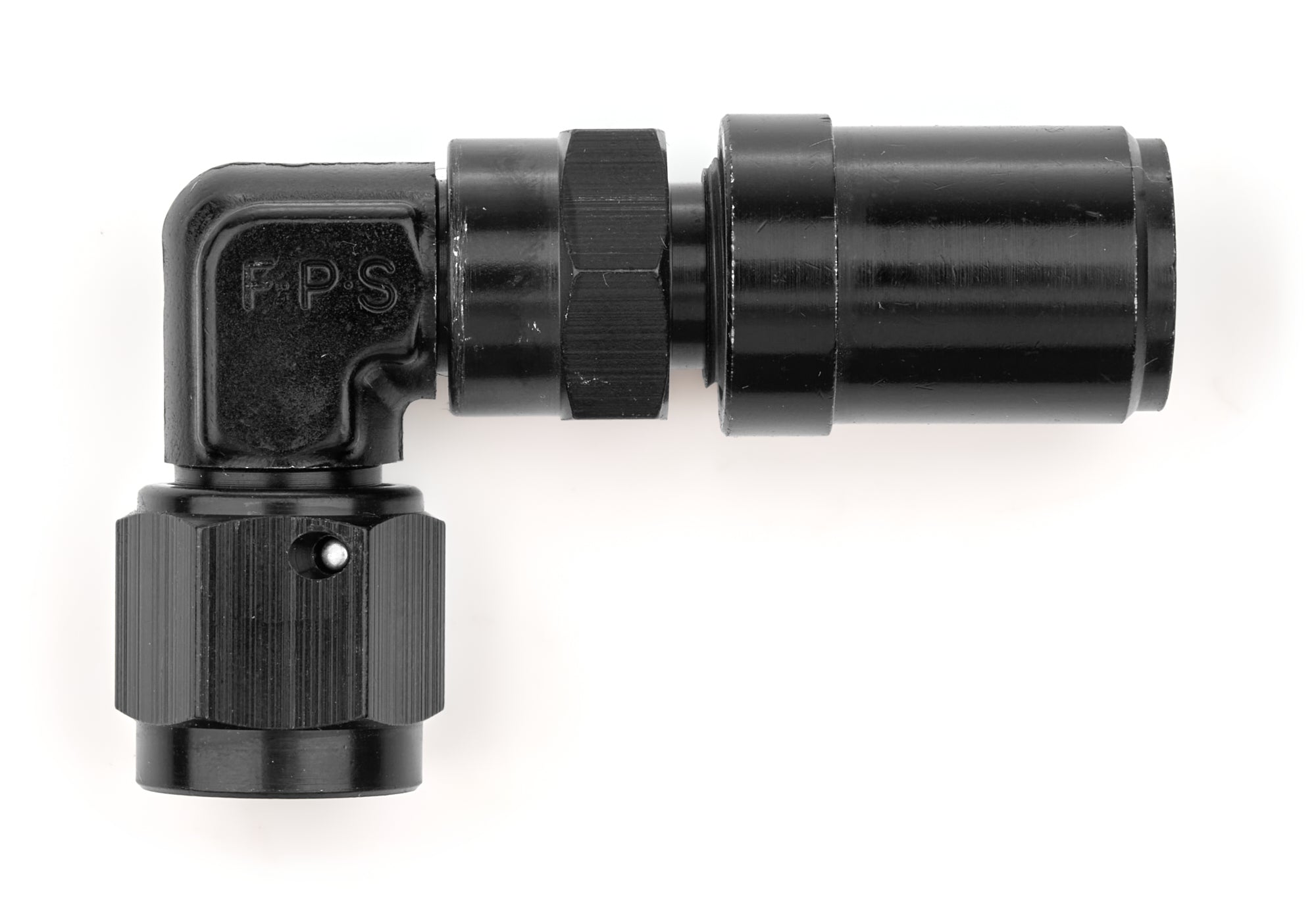 Fragola Performance Systems 2609106 6AN  90Deg Race-rite Low Profile Fitting Blk Fragola Performance Systems 2609106