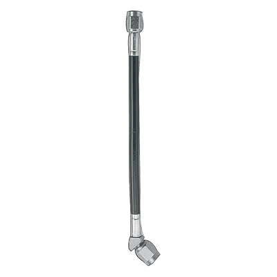 Fragola Performance Systems 342016 3an Black Covered PTFE Hose 16in OAL Str/45 Deg Fragola Performance Systems 342016