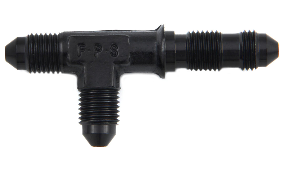 Fragola Performance Systems 480403-BL #3 Bulkhead Tee-On the Run Black Fragola Performance Systems 480403-BL