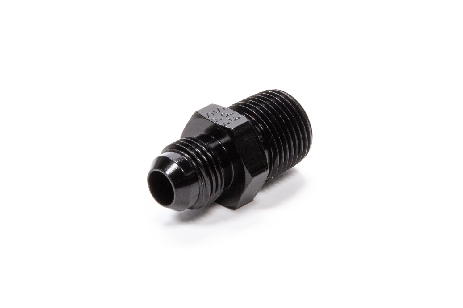 Fragola Performance Systems 481666-BL Straight Adapter Fitting #6 x 3/8 MPT Black Fragola Performance Systems 481666-BL