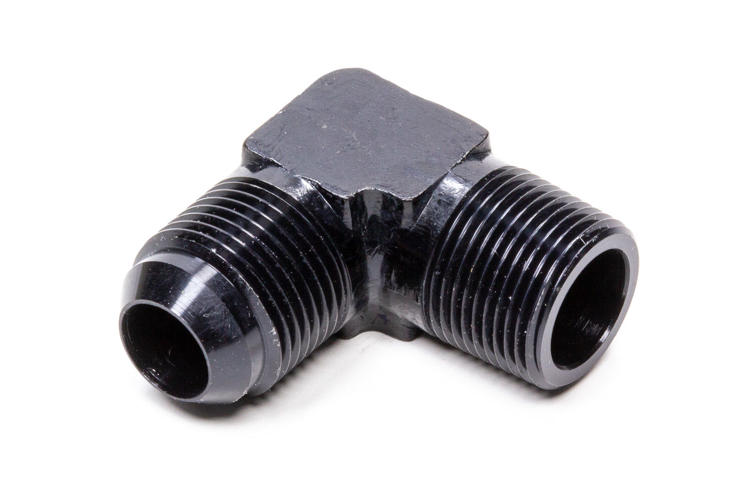 Fragola Performance Systems 482211-BL 90 Deg Adapter Fitting #10 x 3/8 MPT Black Fragola Performance Systems 482211-BL