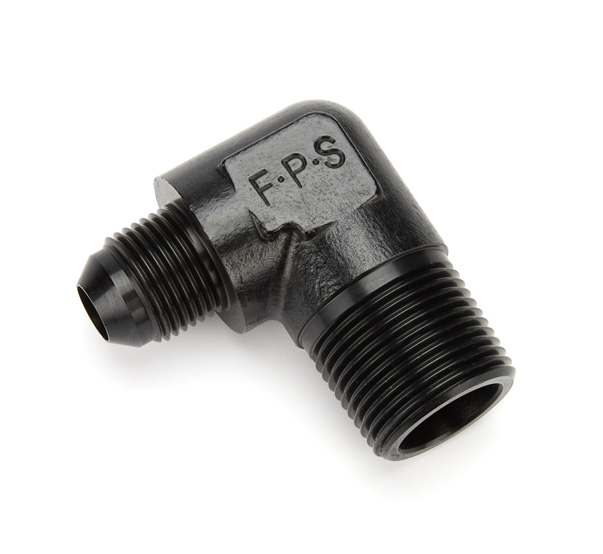 Fragola Performance Systems 482217-BL 8an to 3/4 MPT 90-Deg Adapter Fitting Black Fragola Performance Systems 482217-BL