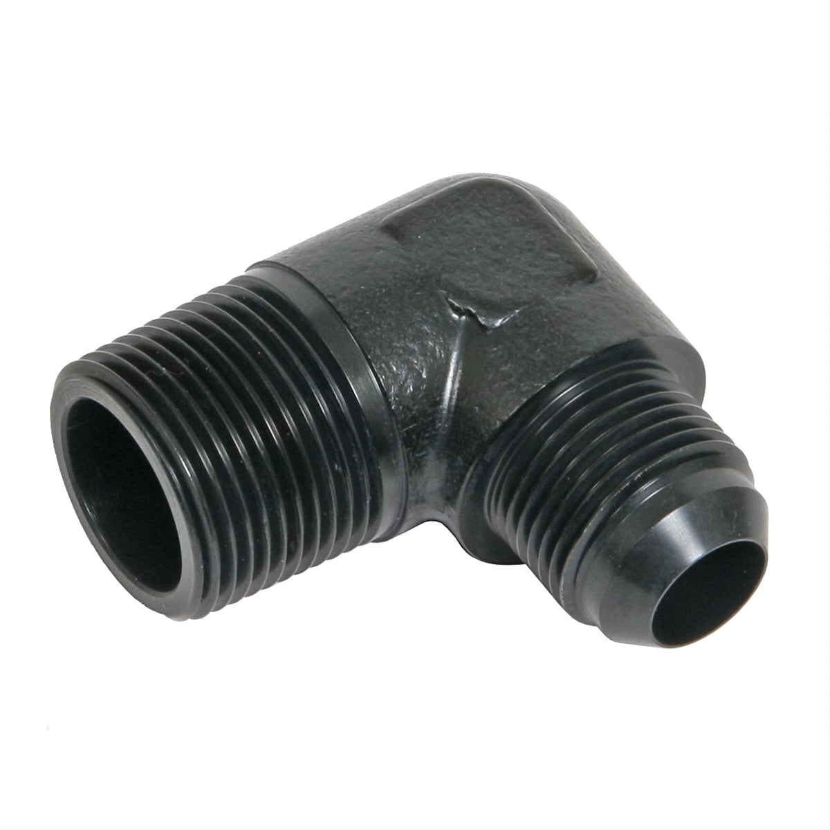 Fragola Performance Systems 482219-BL 12an to 1in MPT 90-Deg. Adapter Fitting - Black Fragola Performance Systems 482219-BL