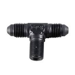 Fragola Performance Systems 482510-BL 10an Male Tee w/ 1/2 MPT On the Side - Black Fragola Performance Systems 482510-BL