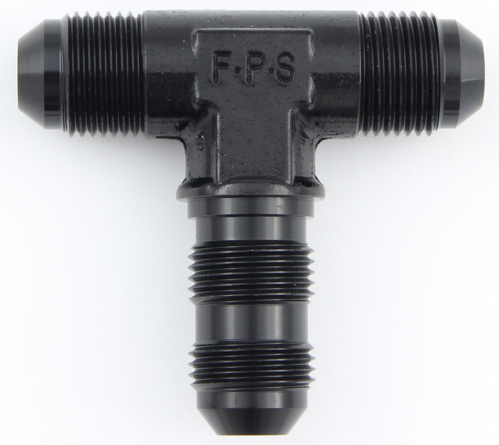 Fragola Performance Systems 483408-BL #8 Bulkhead Tee Fitting Black Fragola Performance Systems 483408-BL