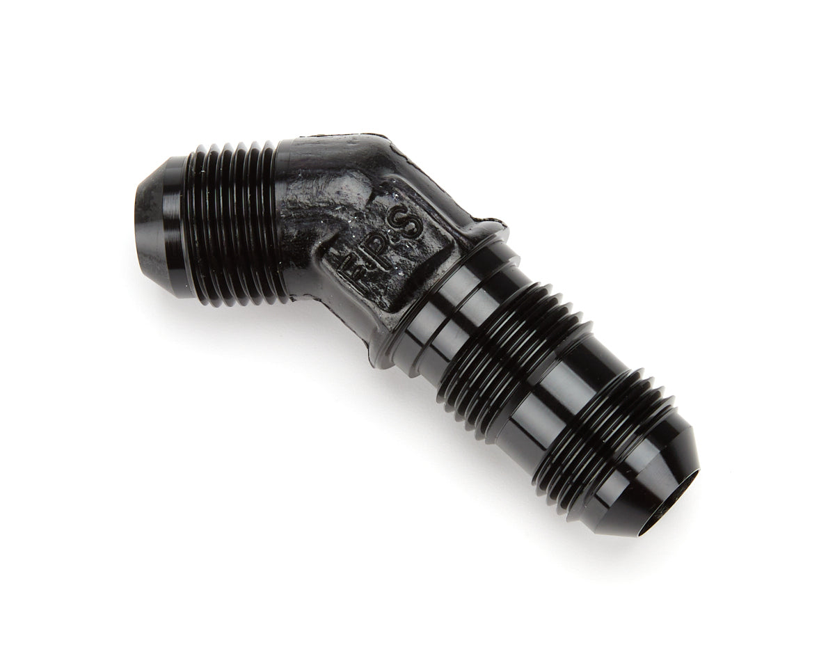 Fragola Performance Systems 483708-BL 8an 45-Degree Bulkhead Fitting - Black Fragola Performance Systems 483708-BL