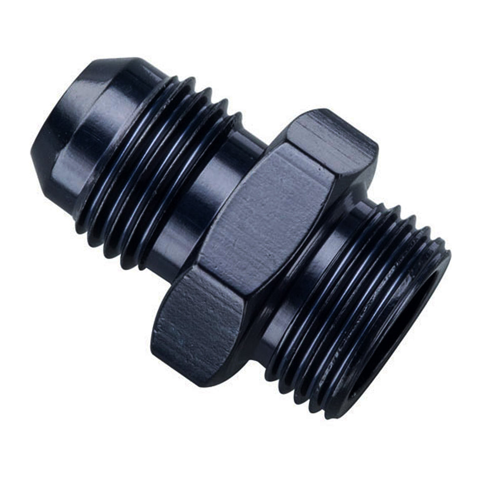 Fragola Performance Systems 491959-BL Male Adapter Fitting #6 x 11/16-18 P/S Black Fragola Performance Systems 491959-BL